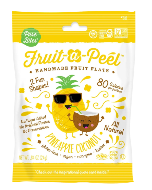 Fruit-a-Peel Pineapple Coconut Fruit Flats-.84oz