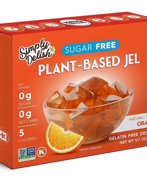 SIMPLY DELISH Orange Jel Dessert- .7oz