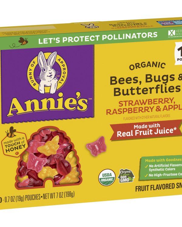 Annie's Organic Bees, Bugs & Butterflies Fruit Snacks-10 Pack