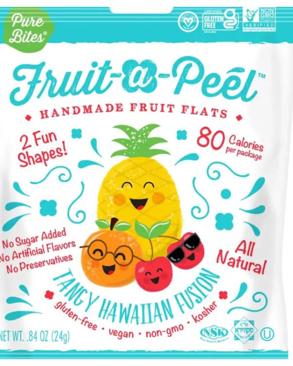 Fruit-a-Peel Tangy Hawaiian Fusion Fruit Flats-.84oz