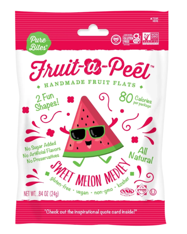 Fruit-a-Peel Sweet Melon Medley Fruit Flats- .84oz
