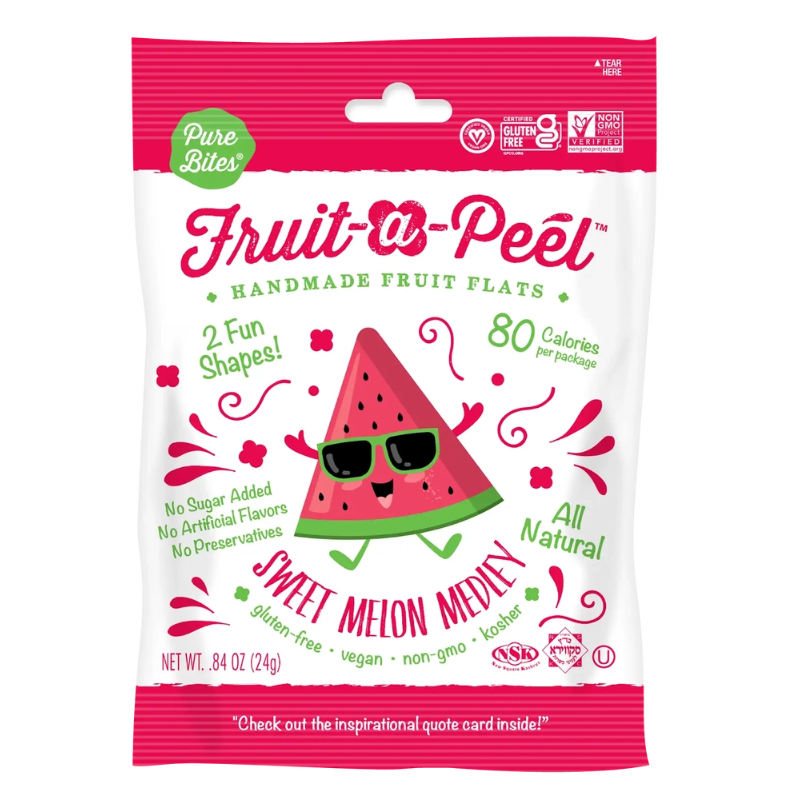 Fruit-a-Peel Sweet Melon Medley Fruit Flats- .84oz