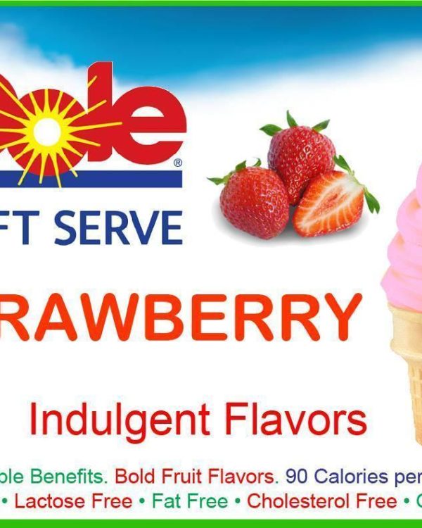 Dole Fruity Smoothie/Ice Cream Strawberry Mix- 4.4lb*