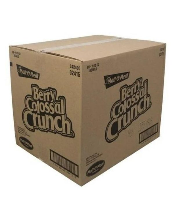 Malt-O-Meal Berry Colossal Crunch Cereal Bowl Case of 96- 1oz*