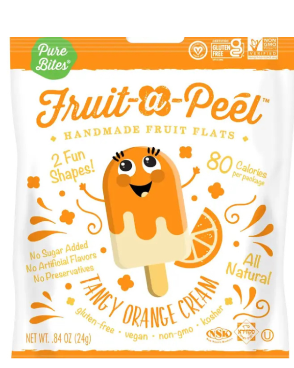 Fruit-a-Peel Tangy Orange Creme Fruit Flats-.84oz