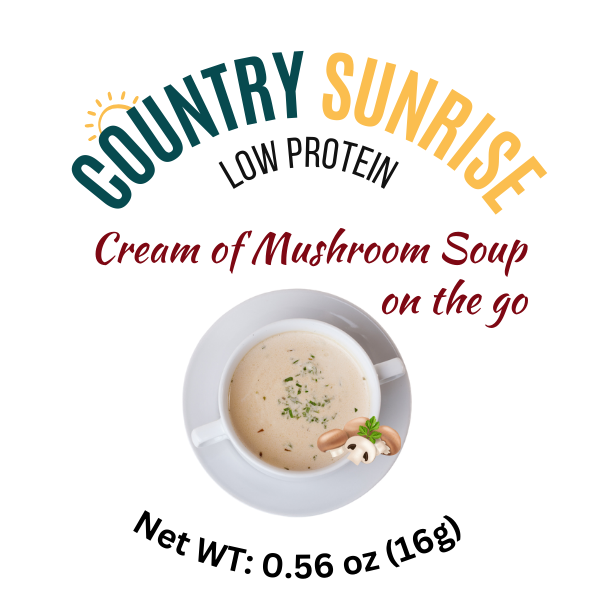 Country Sunrise Cream of Mushroom Soup on the go CUP- 0.56 oz