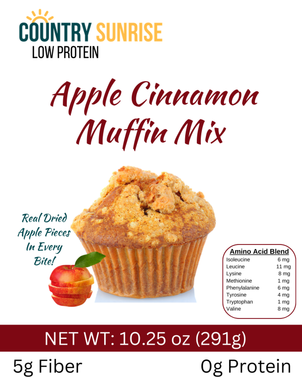Country Sunrise Apple Cinnamon Muffin Mix BAG- 10.25oz
