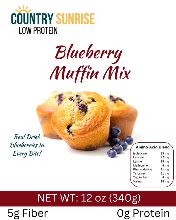 Country Sunrise Blueberry Muffin Mix BAG- 12oz Bag