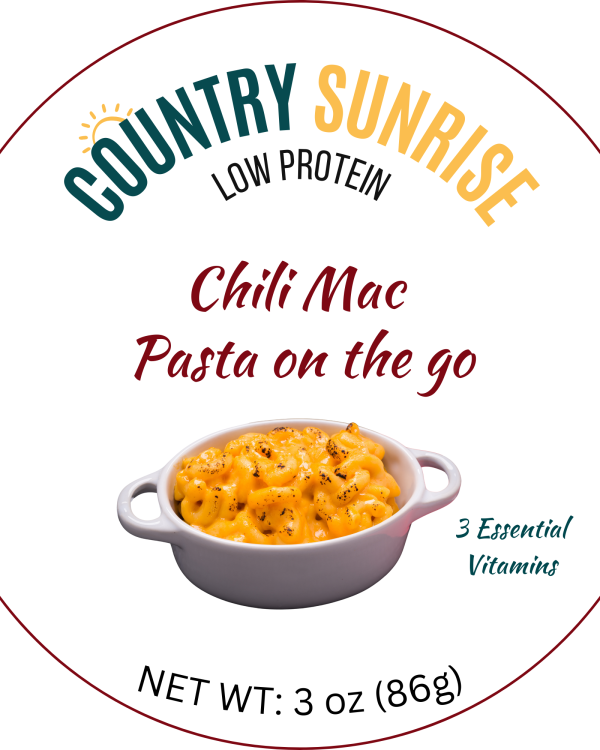 Country Sunrise Chili Mac Pasta on the go BOWL- 3.0oz
