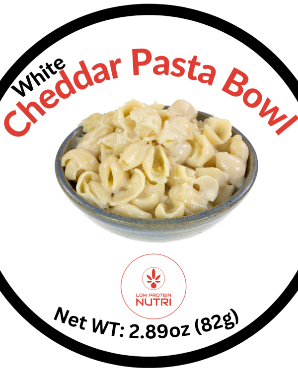 Low Protein Nutri White Cheddar Pasta Bowl- 2.89oz