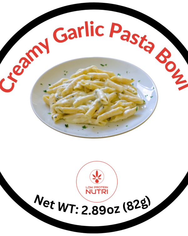 Low Protein Nutri Creamy Garlic Pasta Bowl- 2.89oz