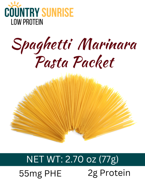 Country Sunrise Spaghetti Marinara Pasta PACKET- 2.7 oz