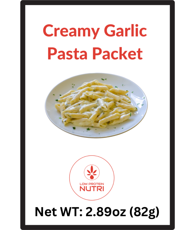 Low Protein Nutri Creamy Garlic Pasta Packet- 2.89oz