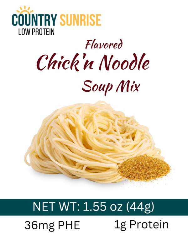 Country Sunrise Flavored Chick'n Noodle Soup Mix PACKET- 1.60 oz