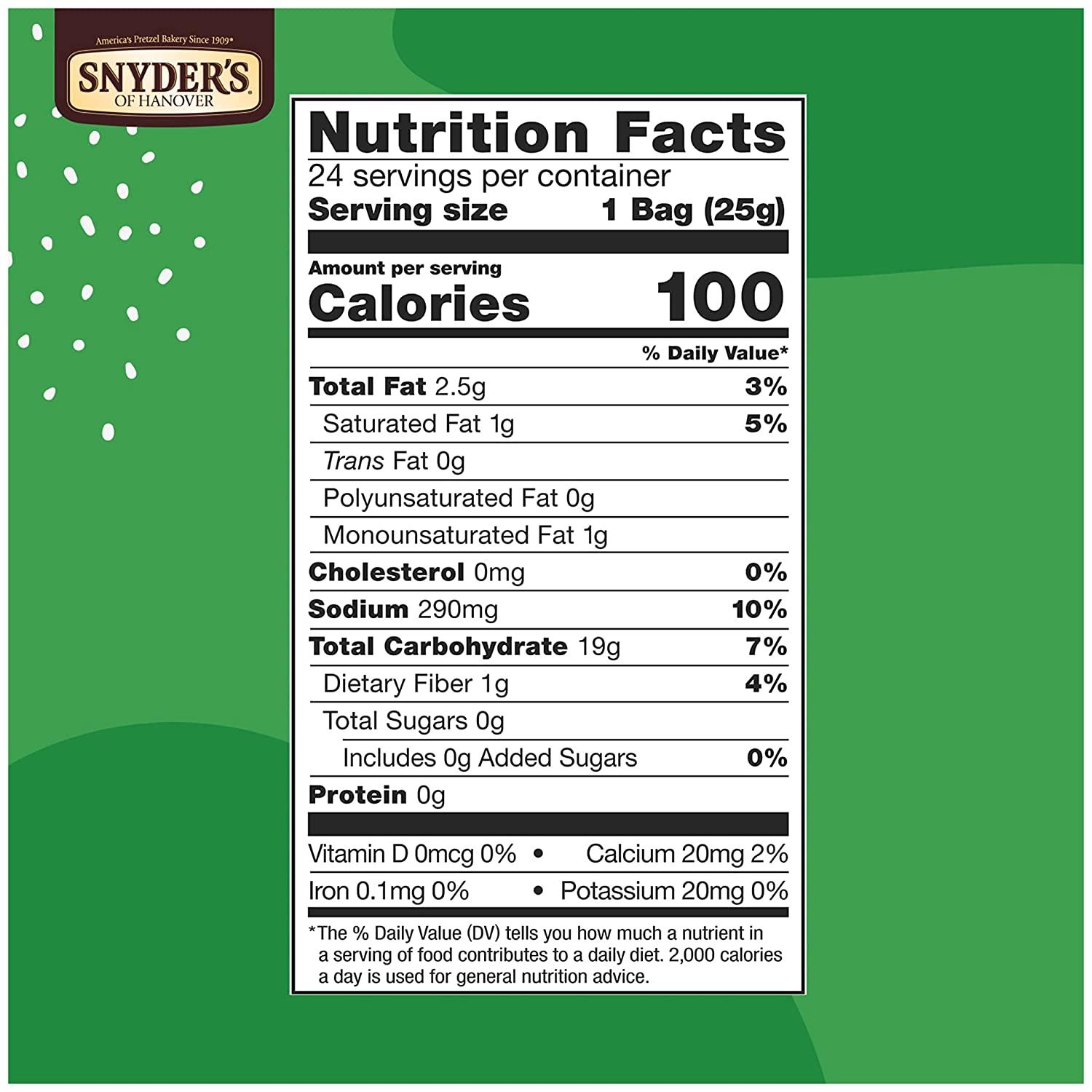 Snyder's Gluten-Free Pretzel Sticks-Single Pack Case 24- .9oz* - Image 4