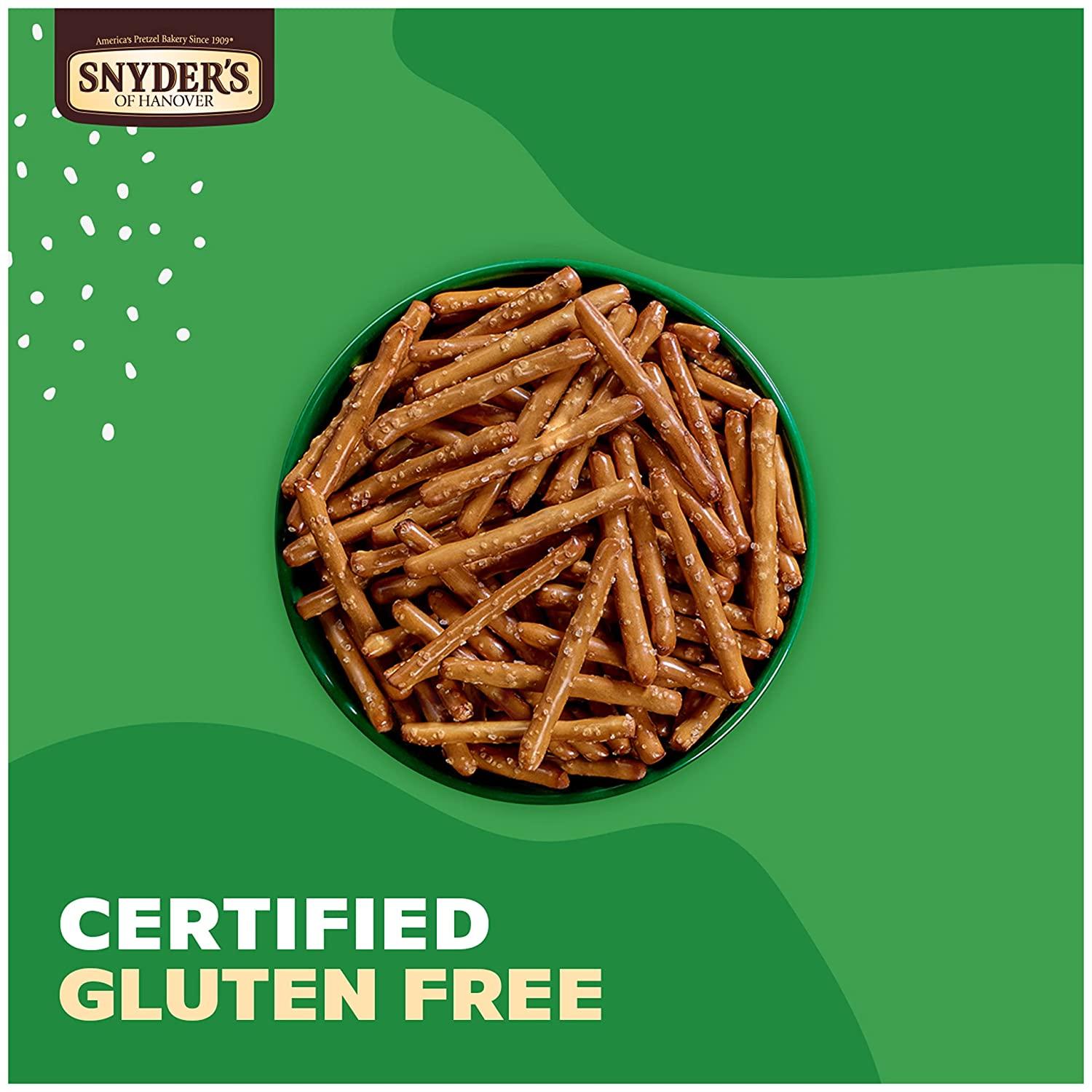Snyder's Gluten-Free Pretzel Sticks-Single Pack Case 24- .9oz* - Image 2