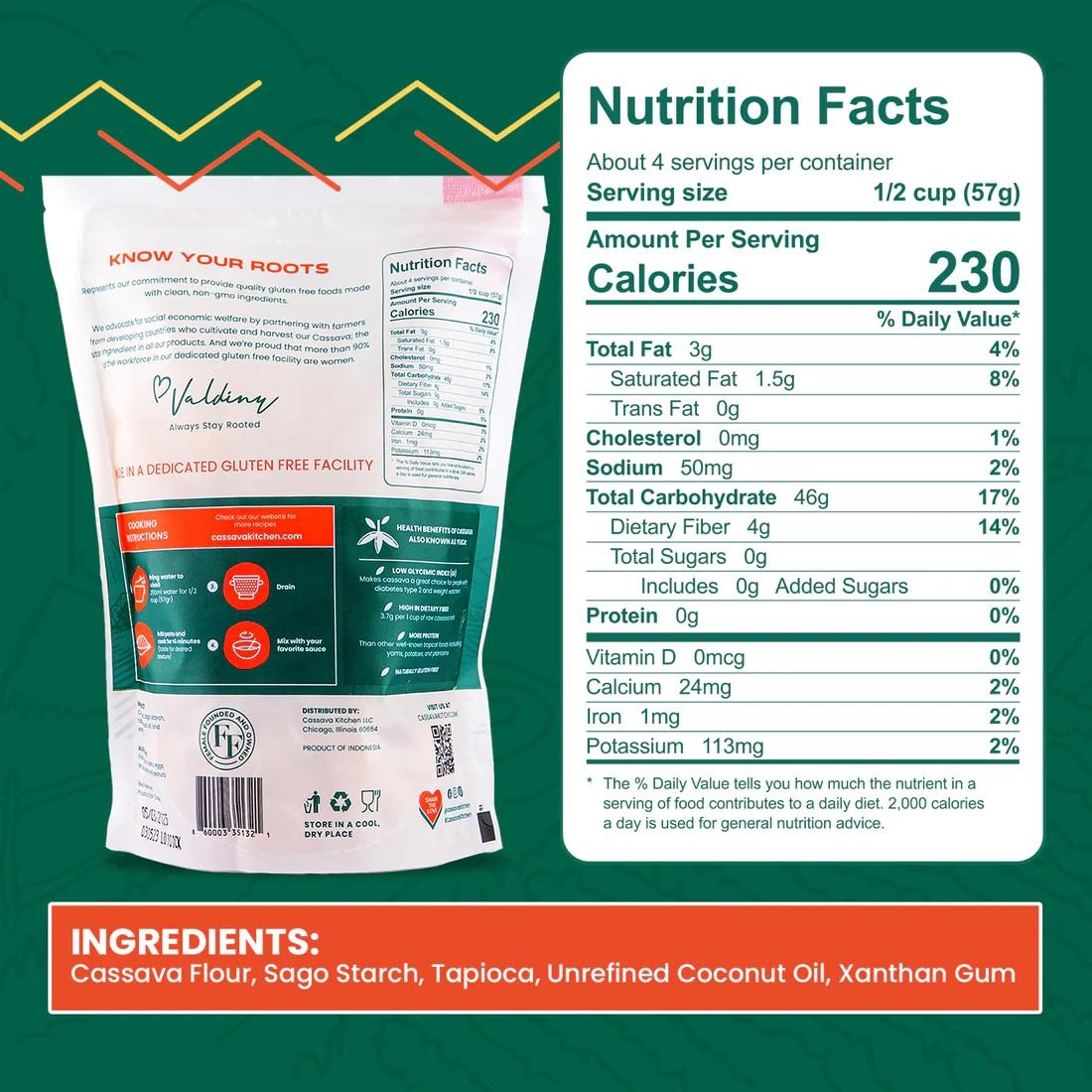 Cassava Kitchen Penne Pasta-250g - Image 3