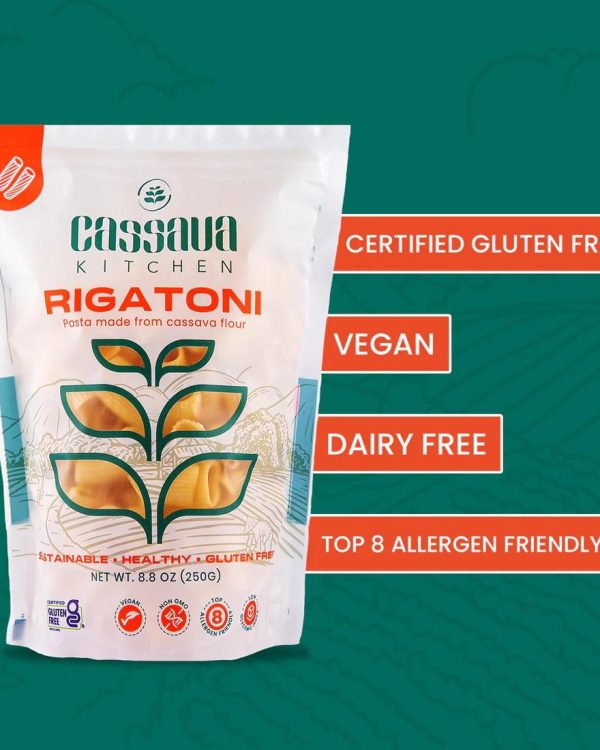 Cassava Kitchen RIGATONI Pasta-250g