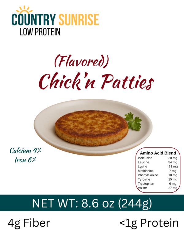 Country Sunrise Chick'n (Flavored) PATTIES - 4/61g