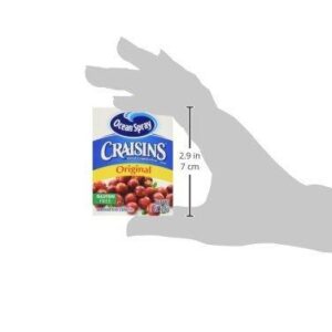 Ocean Spray Craisins Orignal Dried Cranberries 1oz Box
