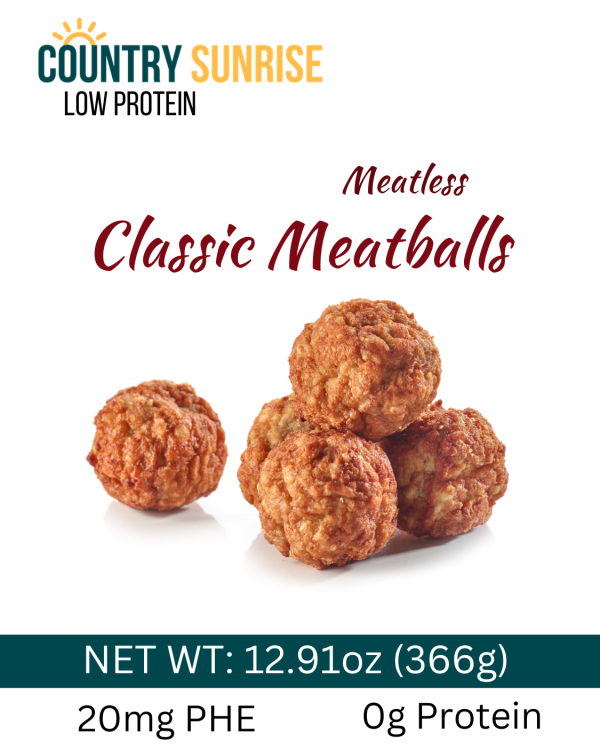 Country Sunrise Classic (Meatless) MEATBALLS - 12.91oz