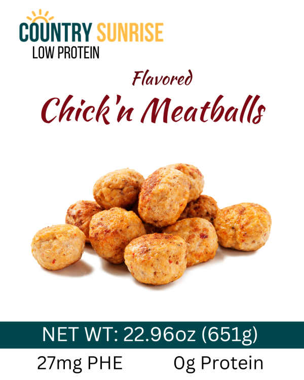 Country Sunrise Chick'n (Flavored) MEATBALLS - 13.12 oz