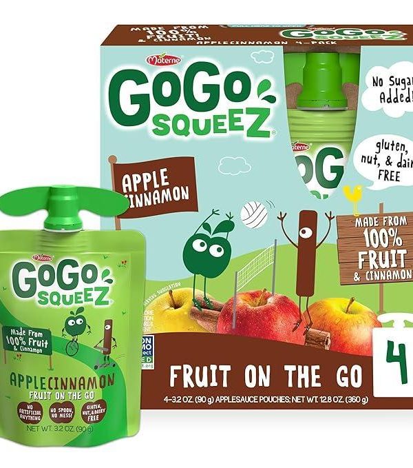 GoGo Squeez Applecinnamon Applesauce- Case of 5*