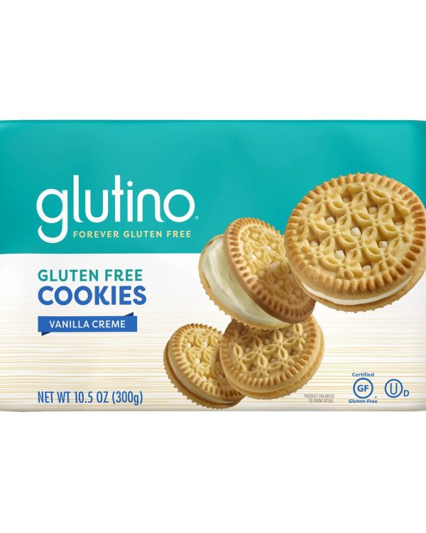 Glutino Gluten Free Vanilla Creme- 10.5 oz*