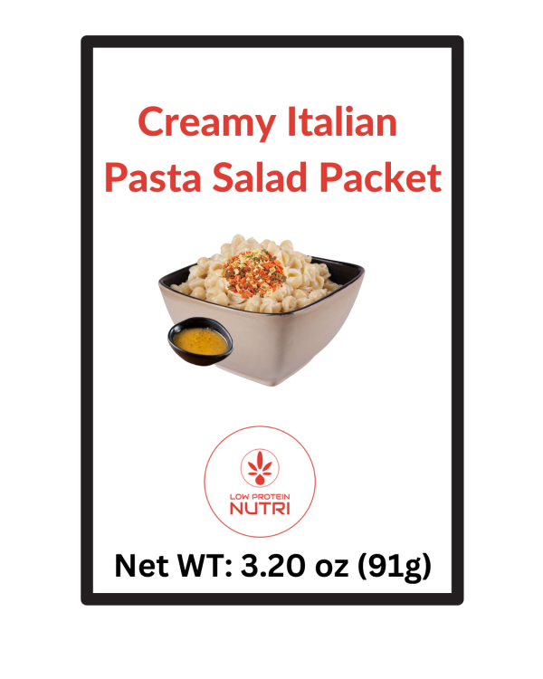 Low Protein Nutri Creamy Italian Pasta Salad Packet- 91g