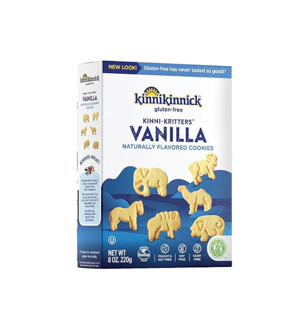 Kinnikinnick Vanilla Animal Kritters Crackers- 8oz