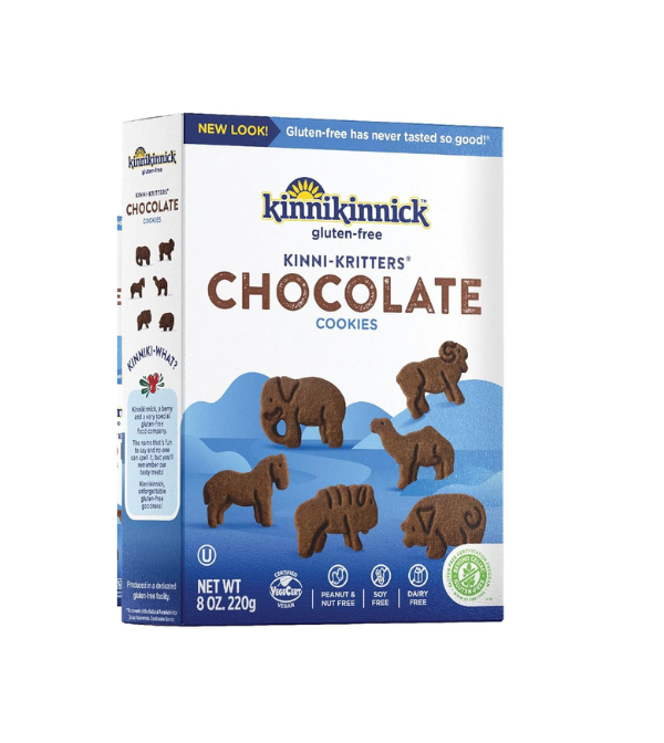 Kinnikinnick Chocolate Animal Kritters Crackers- 8oz