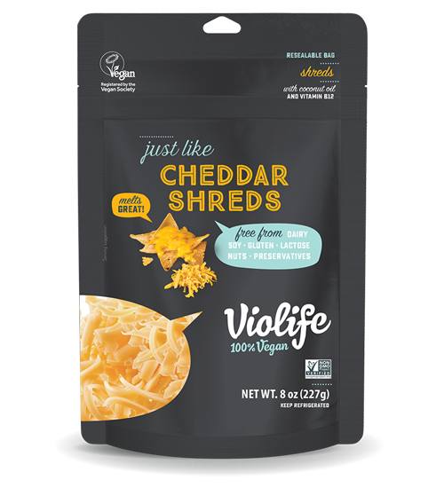 Violife Cheddar Shreds- 8oz - Image 3