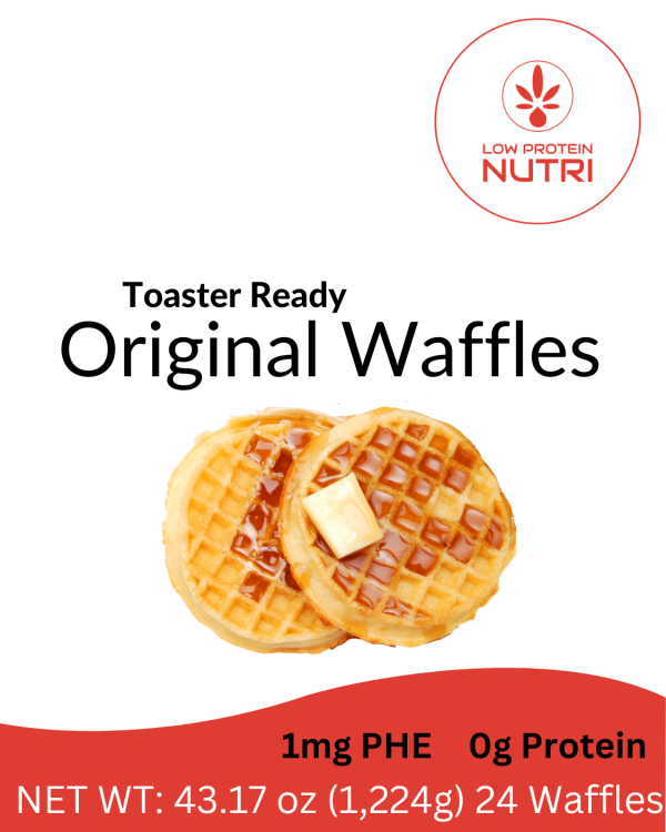 Low Protein Nutri Toaster Ready Original Waffles- 24pk