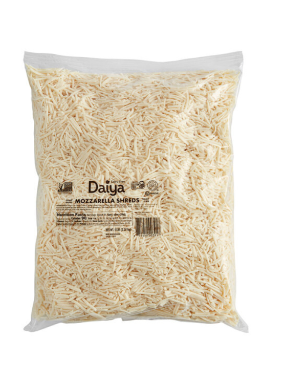 daiya Mozzarella Cheese Shreds- 5lbs