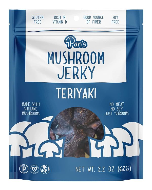 Pan's Mushroom Jerky Teriyaki- 2.2oz