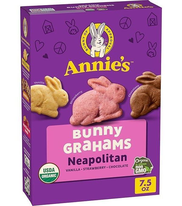 Annie's Organic Bunny Grahams, Neapolitan, 7.5 oz