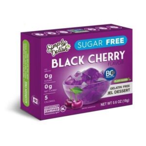 Simply Delish Black Cherry Jel Dessert- .6oz