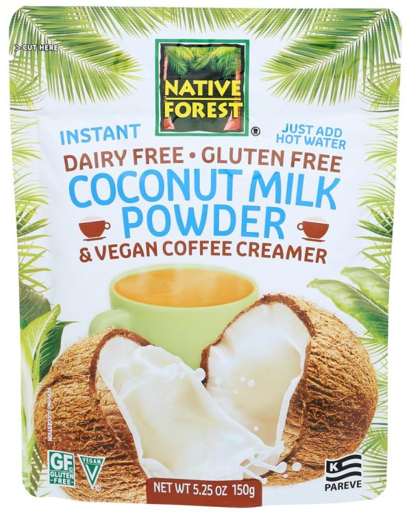 Native Forest, Instant Vegan Milk Powder Coconut & Coffee Creamer- 5.25oz