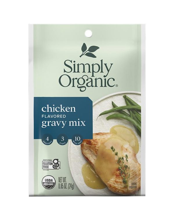 Simply Organic Chicken Flavored Gravy Mix- 0.85oz