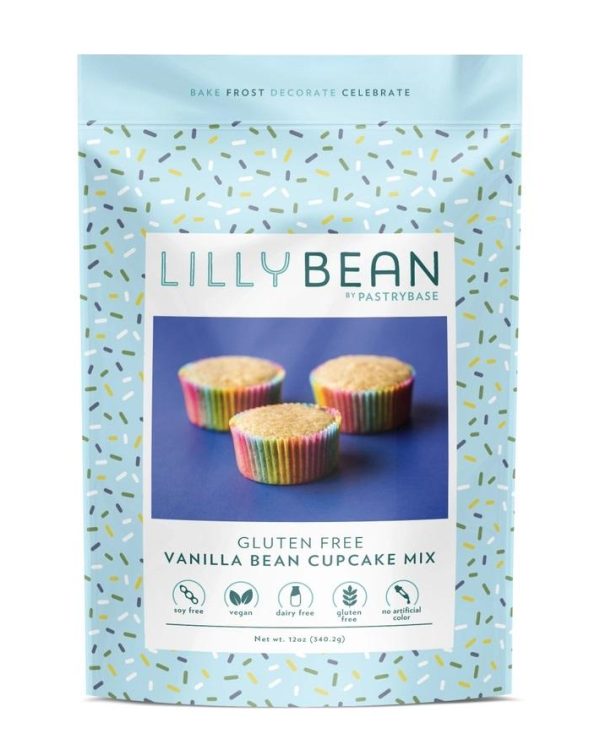 Lillybean Vanilla Bean Cupcake Mix (Vegan and Gluten-Free)-12oz