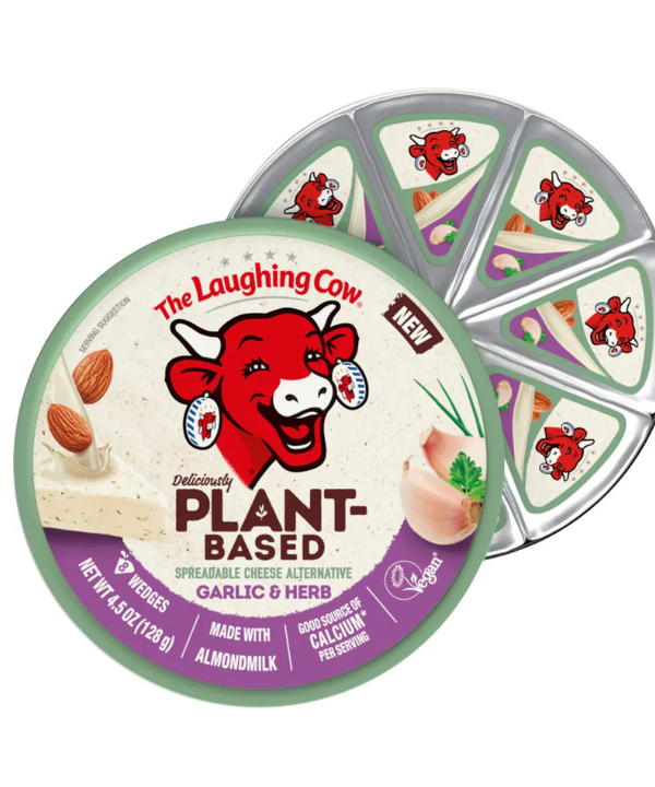 The Laughing Cow Garlic & Herb Plant-based Cheese - 4.5oz
