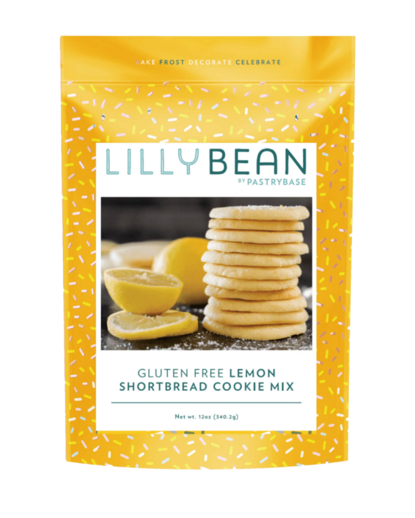 LillyBean Lemon Shortbread Cookie Mix (Glute-Free!)-12oz