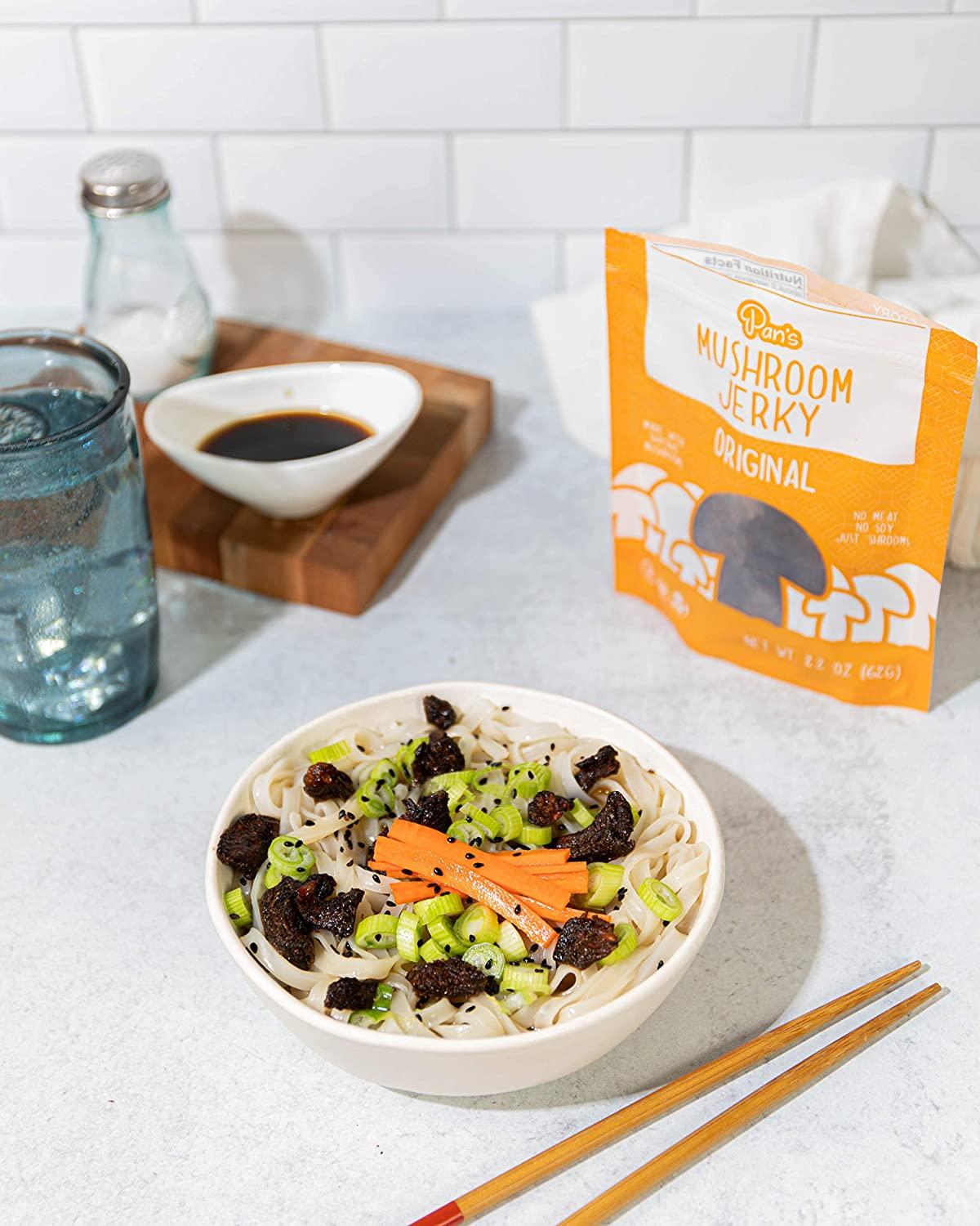 Pan's Mushroom Jerky Original- 2.2oz - Image 4