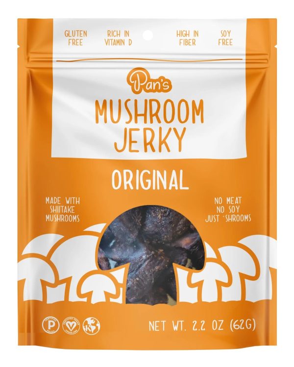 Pan's Mushroom Jerky Original- 2.2oz