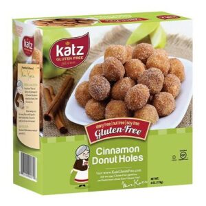 Katz Gluten Free Cinnamon Donut Holes BOX- 6oz
