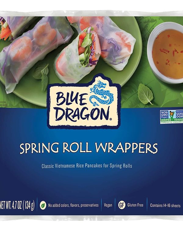Blue Dragon Vegan Spring Wrappers - 4.7oz/16ct