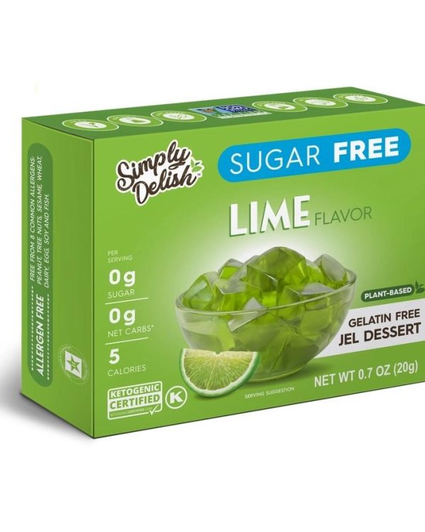 SIMPLY DELISH Lime Jel Dessert- .7oz