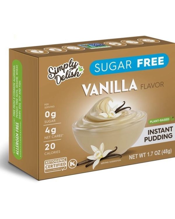 Simply Delish Vanilla Pudding- 1.7oz