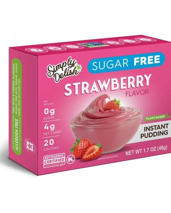 Simply Delish Strawberry Pudding- 1.7oz