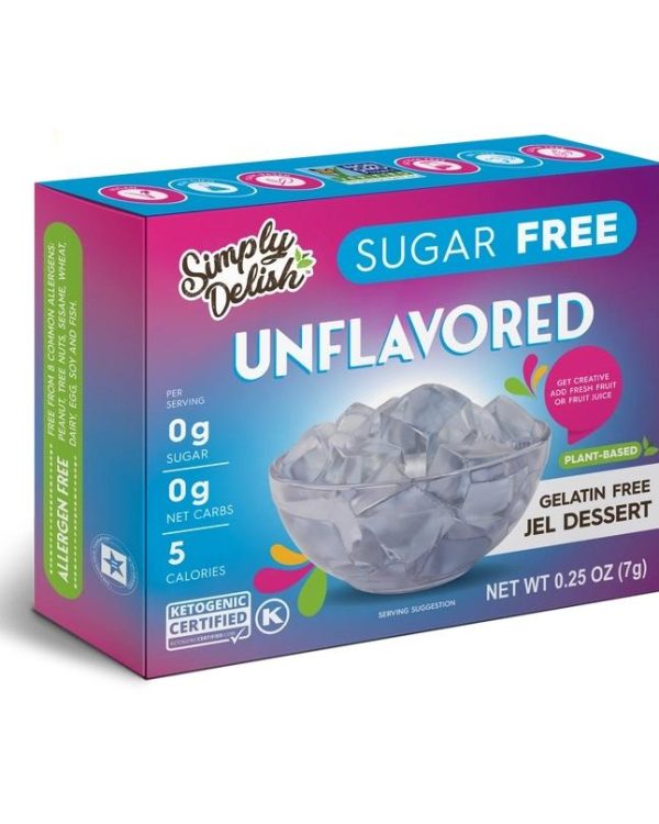 Simply Delish Unflavored Jel Dessert-.25oz